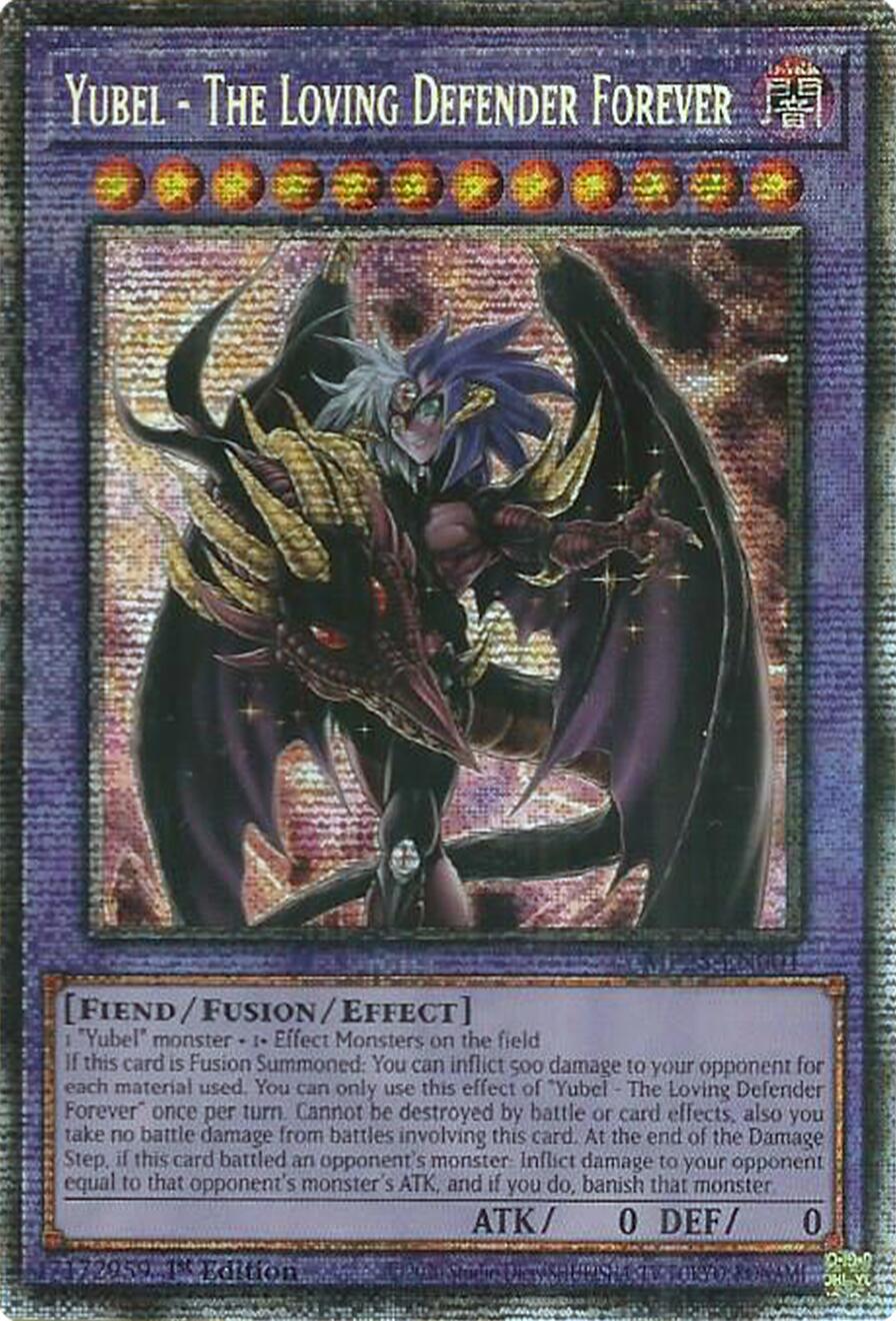 Yubel - The Loving Defender Forever MP25-EN001 2025 Mega-Pack Starlight Rare YuGiOh 1st Edition Lightly Played English Trading Card