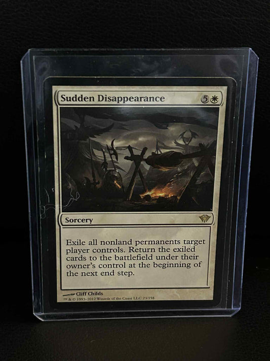 Sudden Disappearance Dark Ascension Magic: the Gathering Lightly Played, English