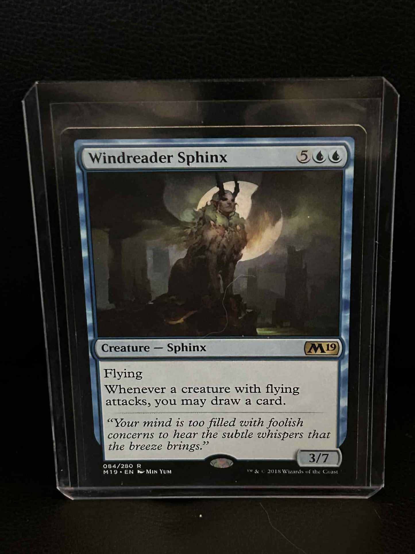 Windreader Sphinx Core Set 2019 Magic: the Gathering Lightly Played, English