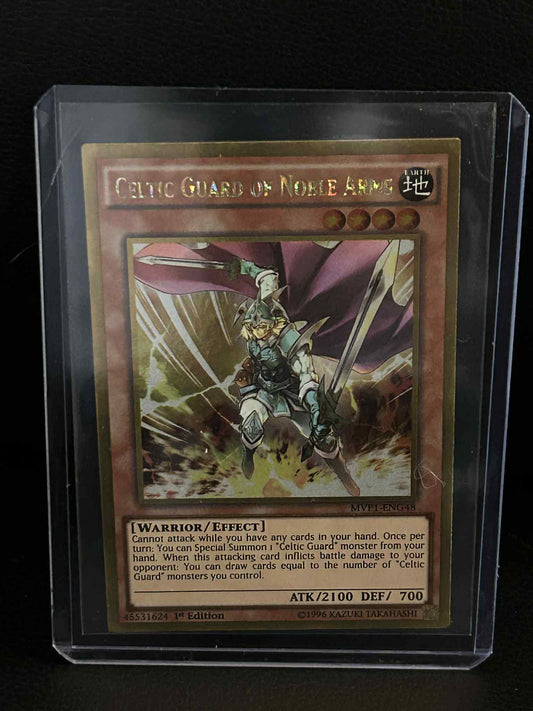 Celtic Guard of Noble Arms - MVP1-ENG48 - Gold Rare - 1st Edition  The Dark Side of Dimensions Movie Pack Gold Edition Yu-Gi-Oh