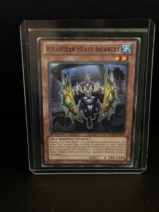 Atlantean Heavy Infantry - SDRE-EN004 - Common - 1st Edition  Realm of the Sea Emperor Yu-Gi-Oh