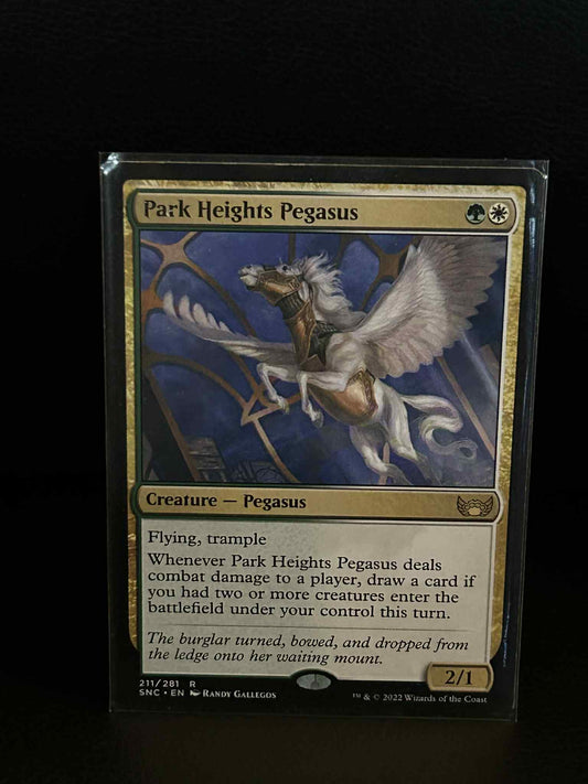 Park Heights Pegasus Streets of New Capenna Magic: the Gathering Lightly Played,
