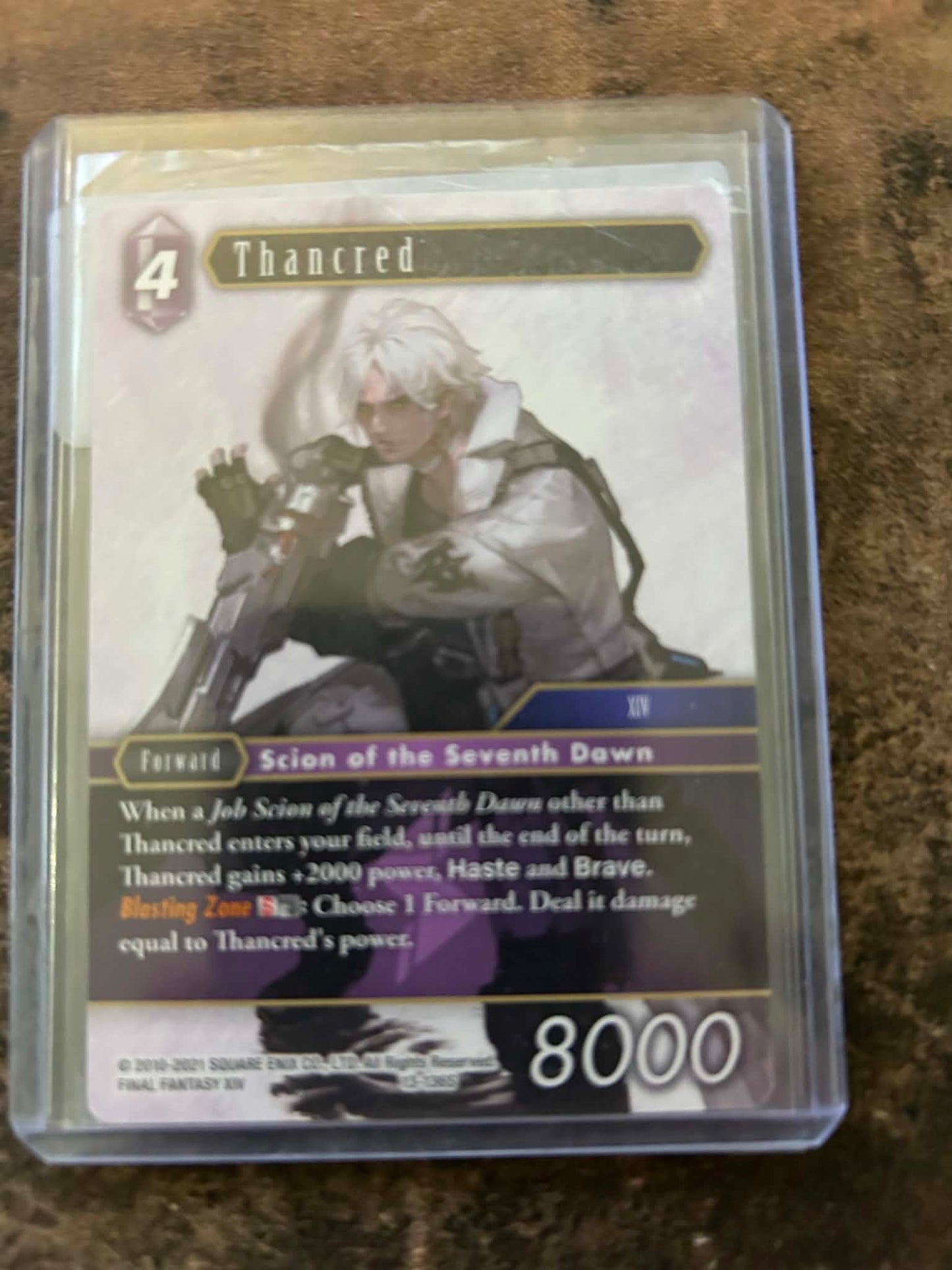 Thancred 13-136S Opus XIII: Crystal Radiance Starter Final Fantasy TCG Normal Lightly Played English Trading Card