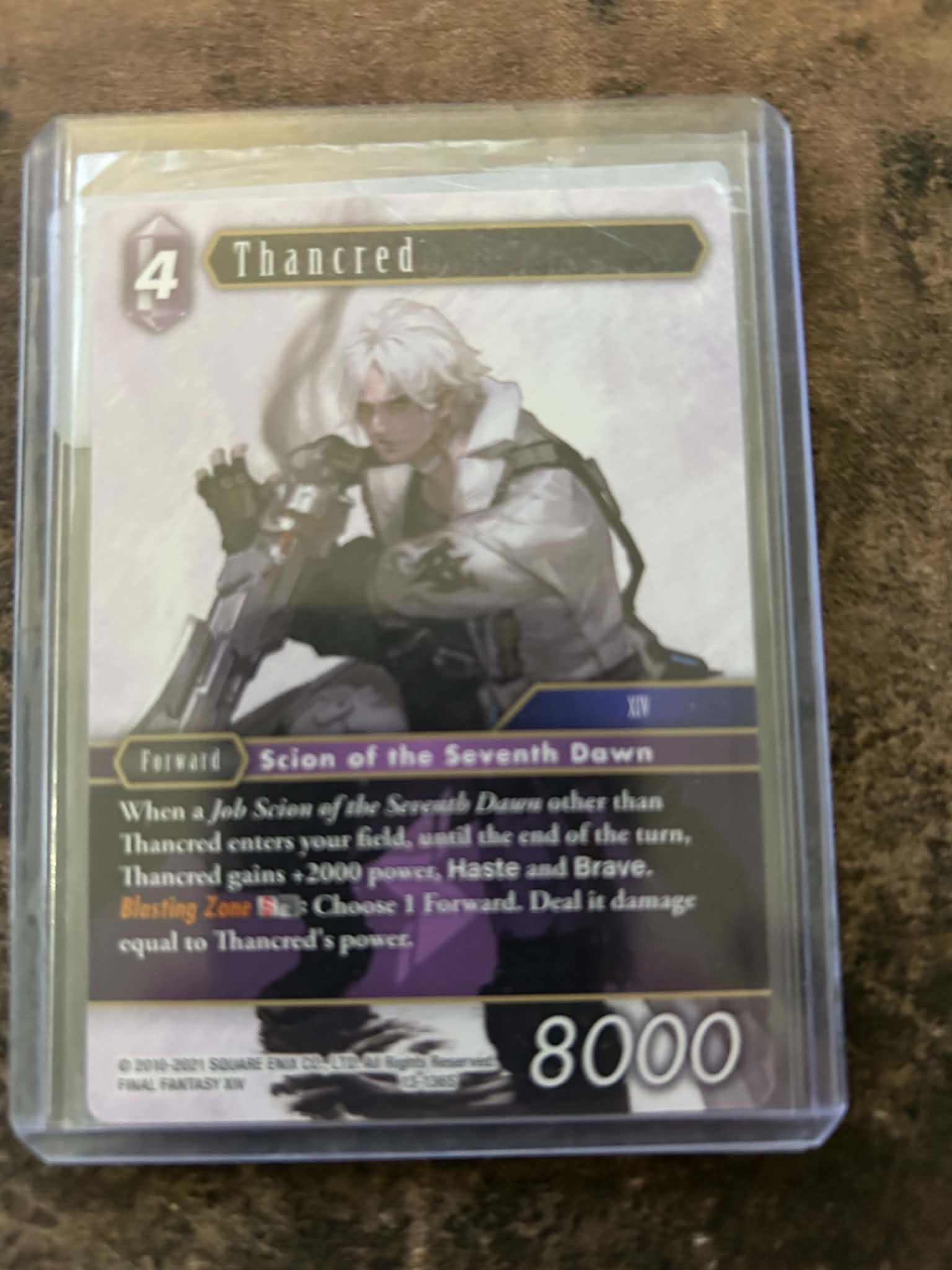 Thancred 13-136S Opus XIII: Crystal Radiance Starter Final Fantasy TCG Normal Lightly Played English Trading Card