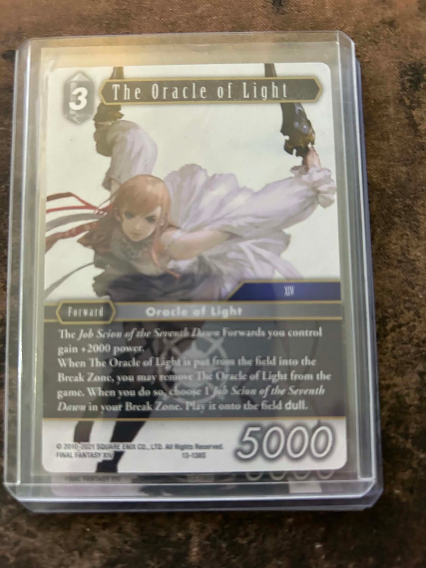 The Oracle of Light 13-138S Opus XIII: Crystal Radiance Starter Final Fantasy TCG Normal Lightly Played English Trading Card