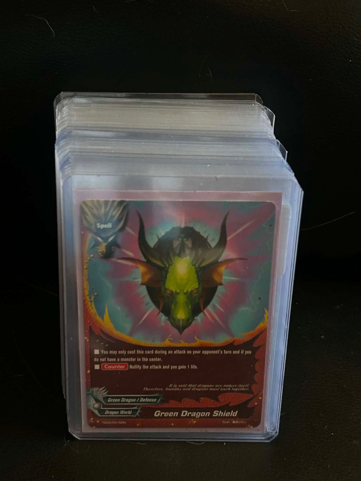 Green Dragon Shield TD03/0015EN Trial Deck: Dragonic Force Future Card BuddyFight Normal Lightly Played English Trading Card
