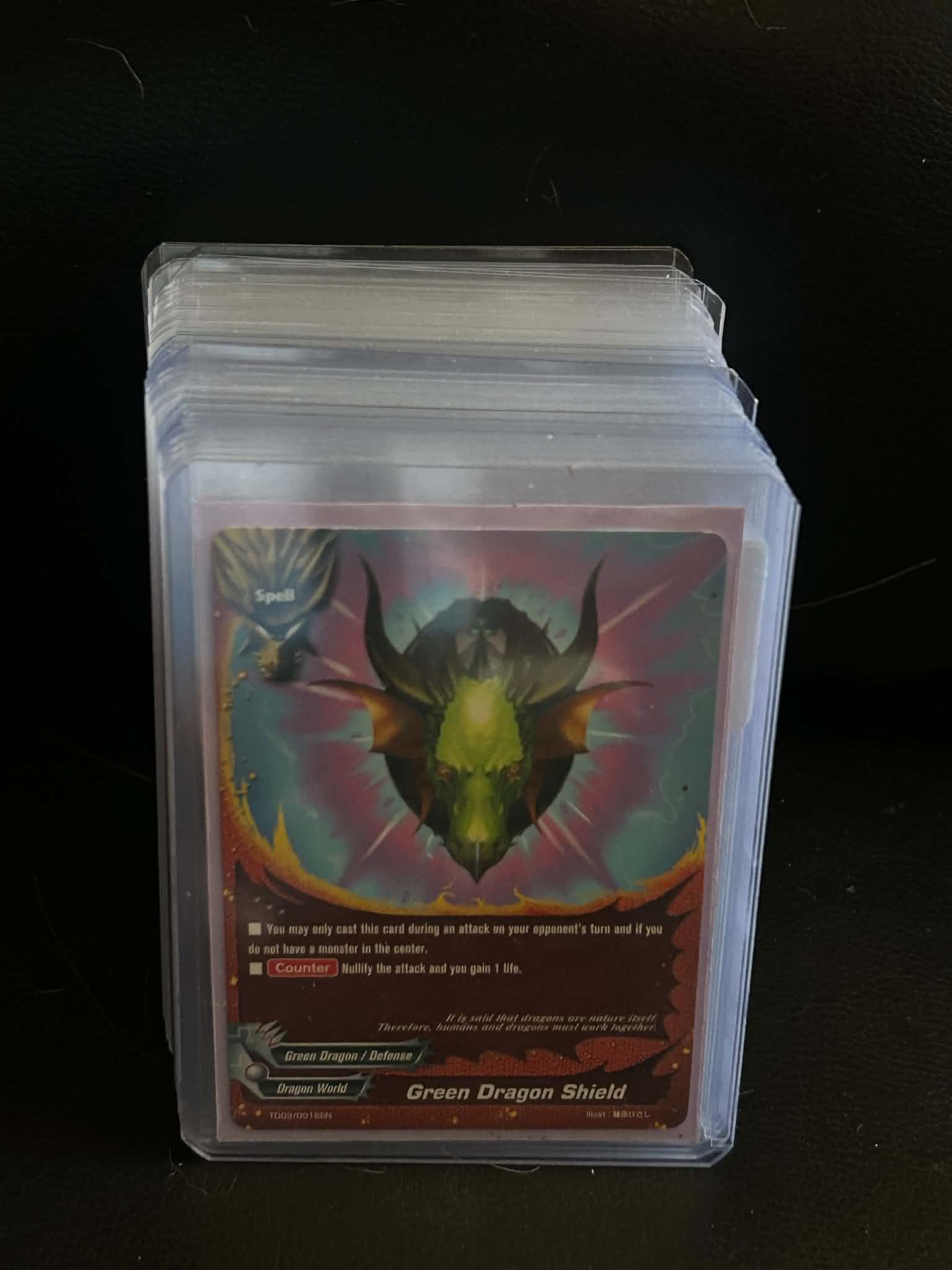 Green Dragon Shield TD03/0015EN Trial Deck: Dragonic Force Future Card BuddyFight Normal Lightly Played English Trading Card
