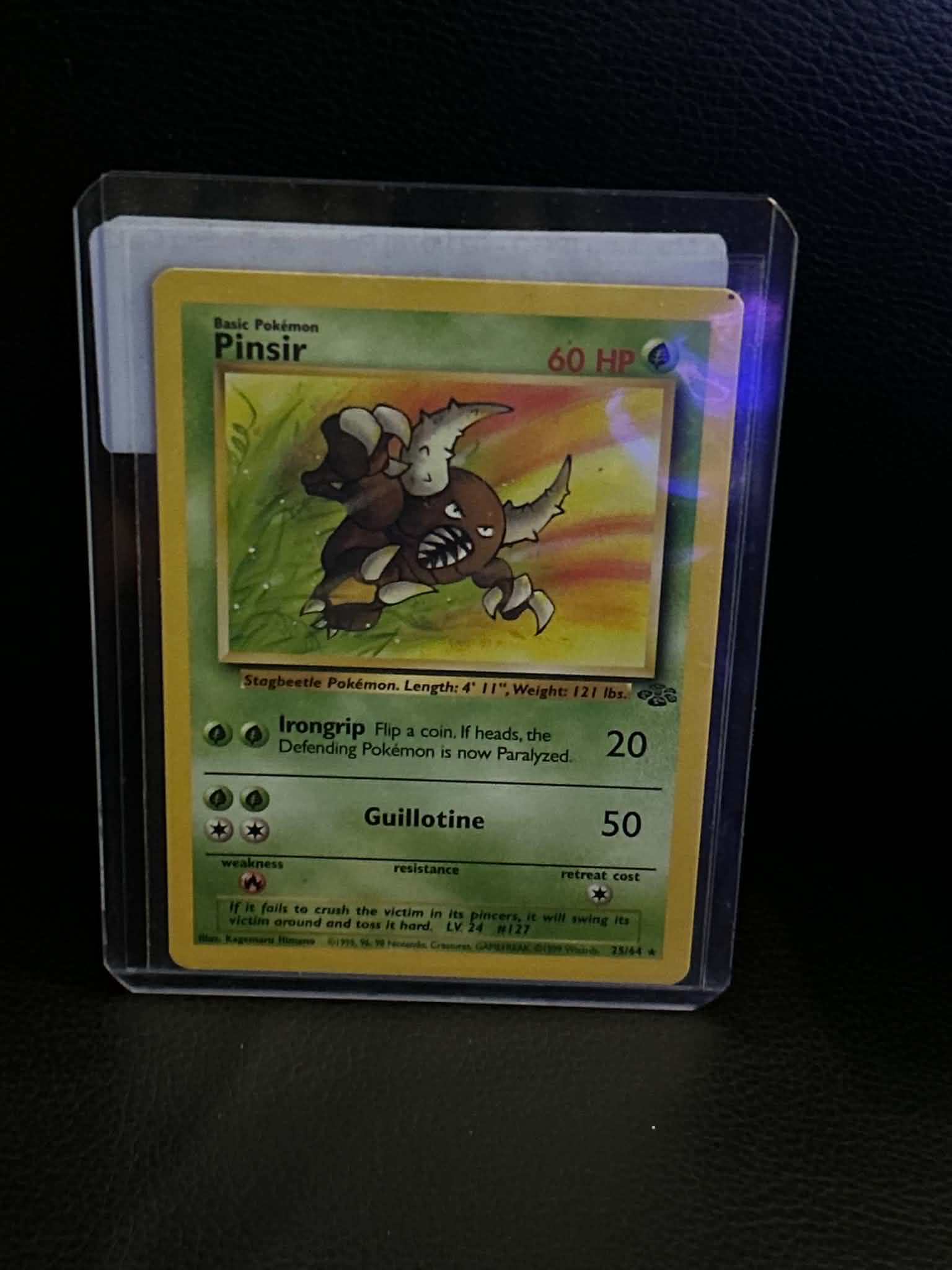 Pinsir (25) 25/64 Jungle Rare Pokemon Unlimited Lightly Played English Trading Card