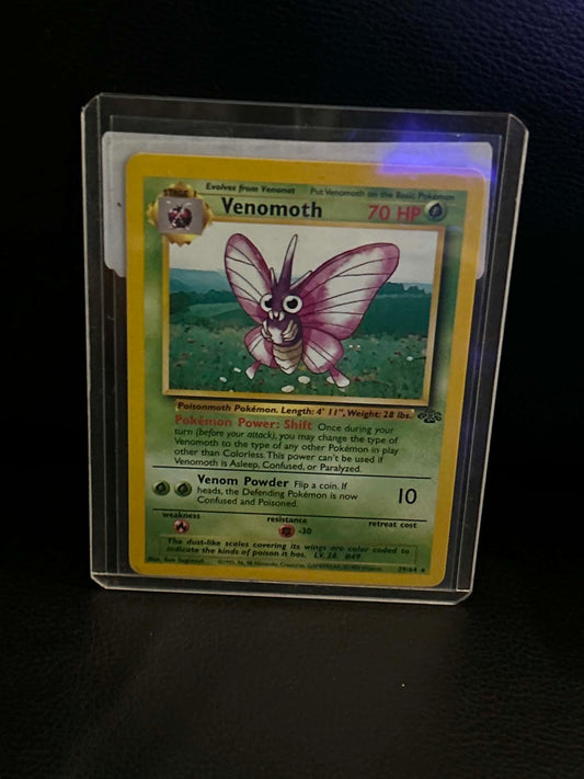 Venomoth (29) 29/64 Jungle Rare Pokemon Unlimited Lightly Played English Trading Card