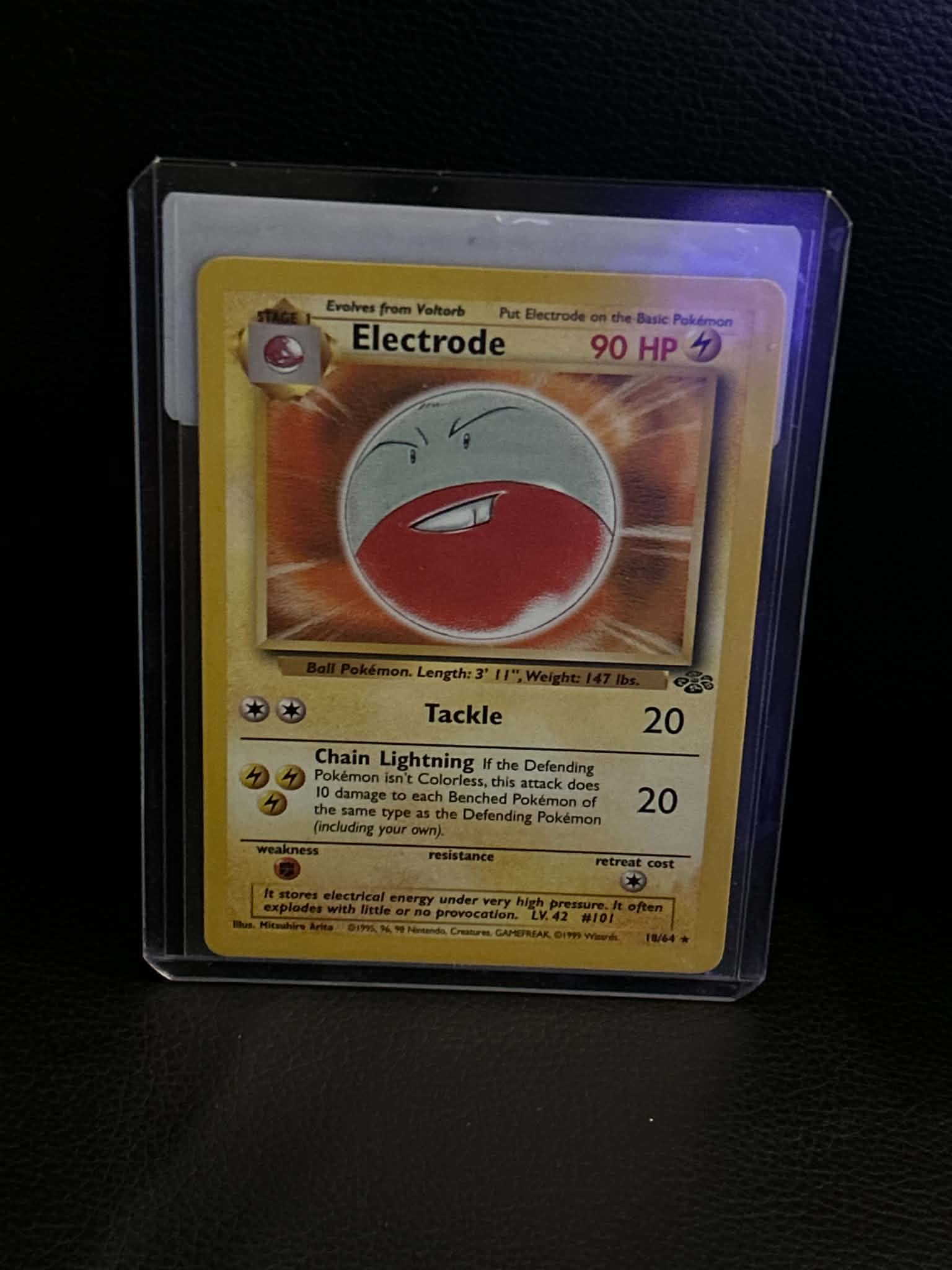 Electrode (18) 18/64 Jungle Rare Pokemon Unlimited Lightly Played English Trading Card