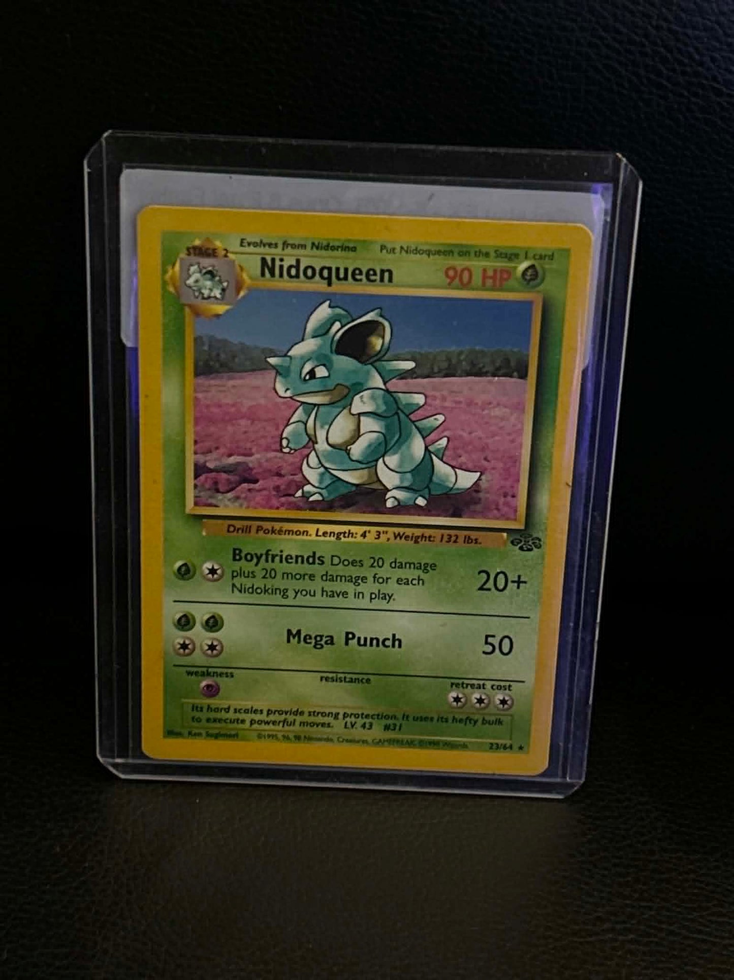 Nidoqueen (23) 23/64 Jungle Rare Pokemon Unlimited Lightly Played English Trading Card