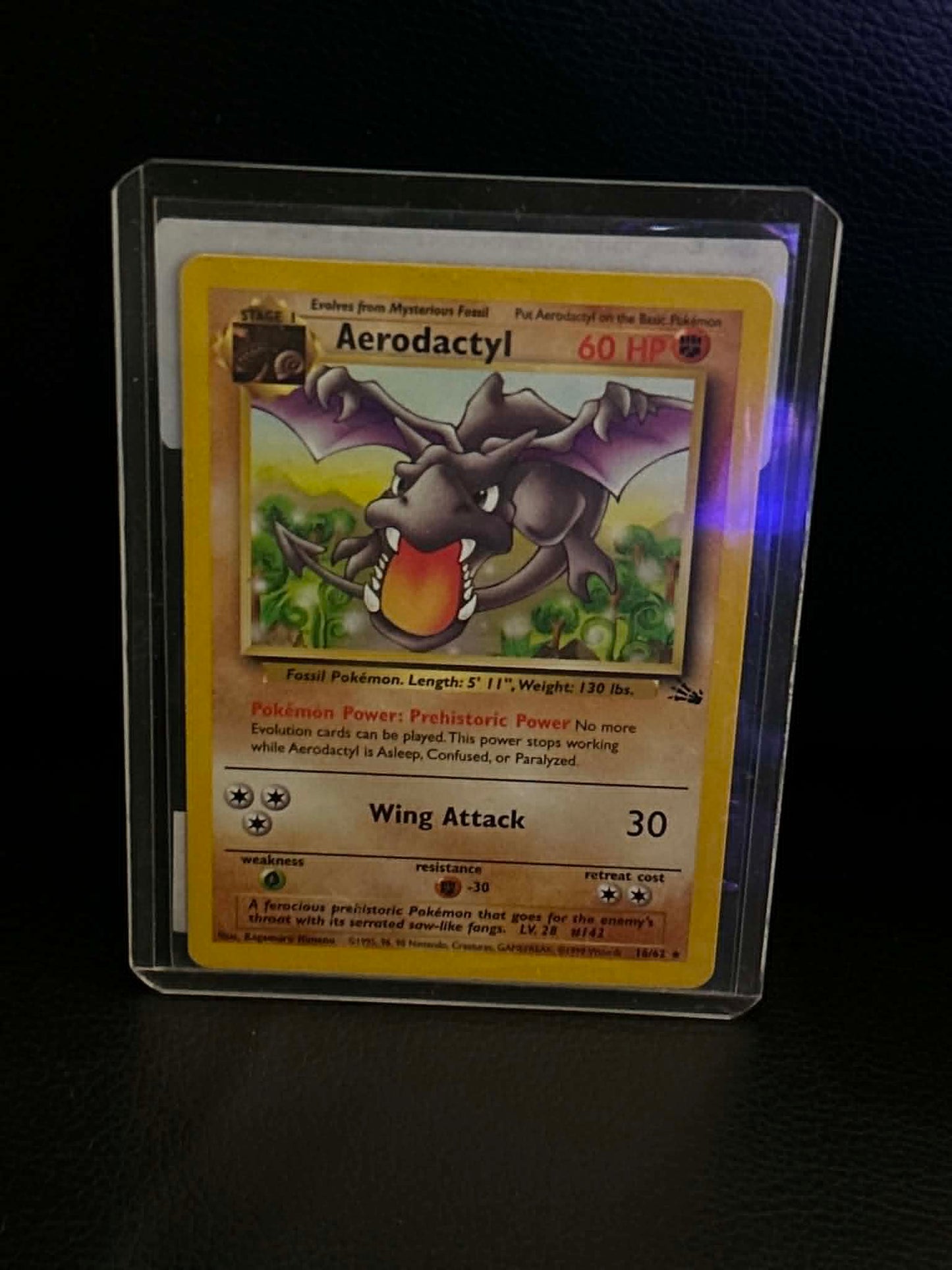 Aerodactyl (16) 16/62 Fossil Rare Pokemon Unlimited Lightly Played English Trading Card