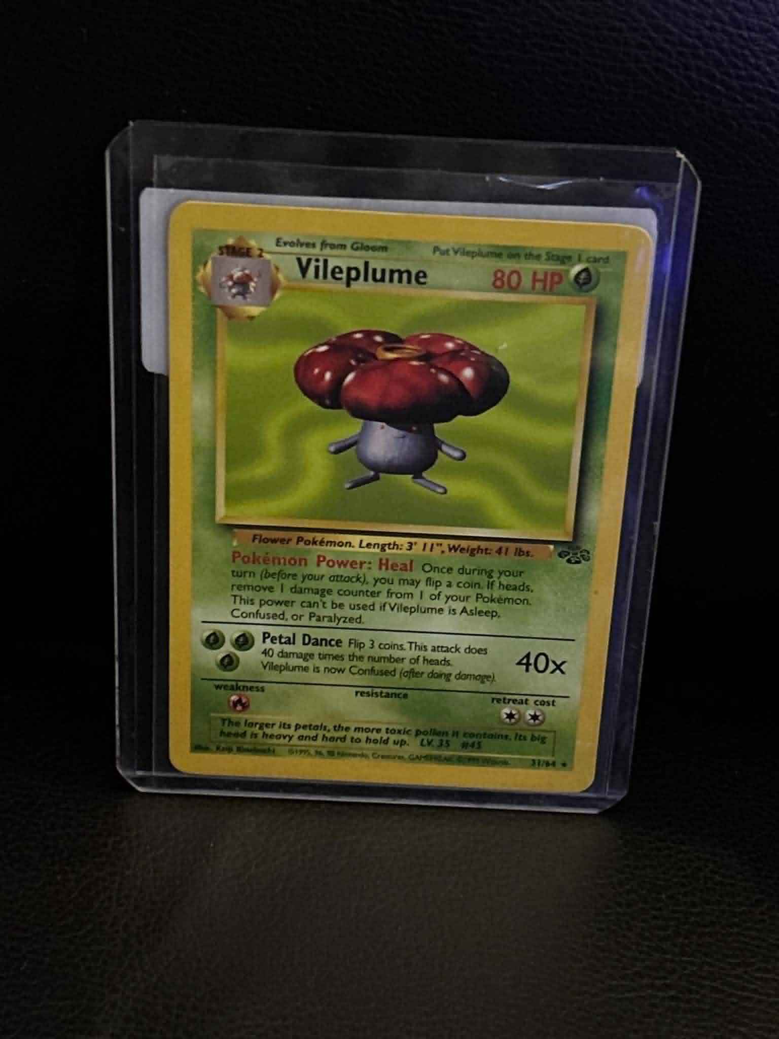 Vileplume (31) 31/64 Jungle Rare Pokemon Unlimited Lightly Played English Trading Card
