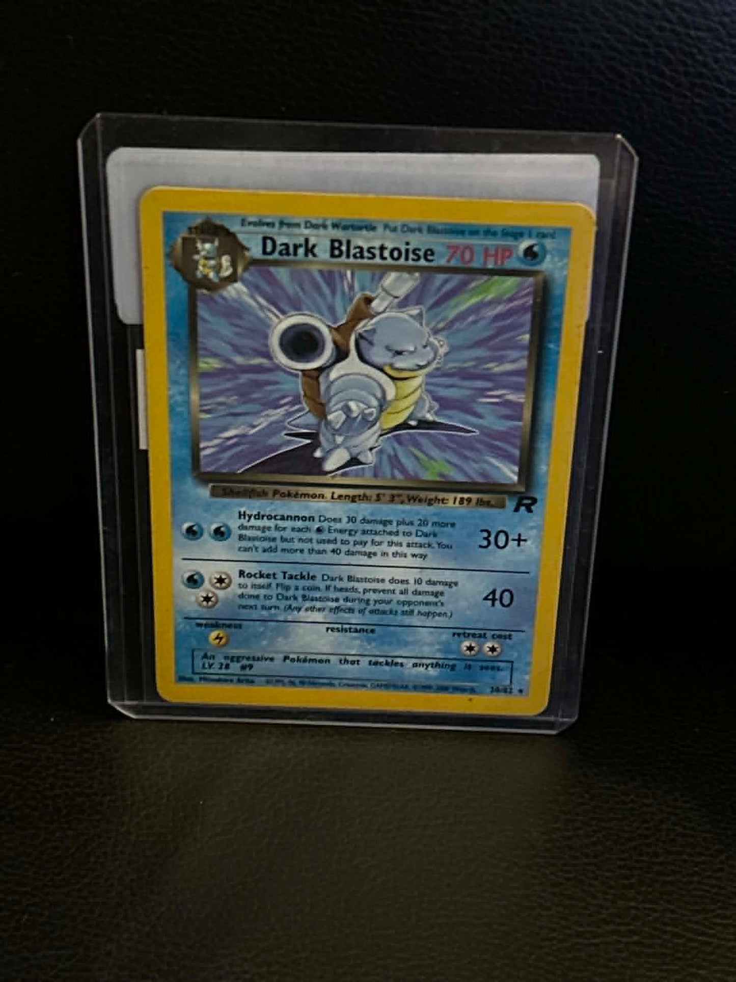 Dark Blastoise (20) 20/82 Team Rocket Rare Pokemon Unlimited Lightly Played English Trading Card