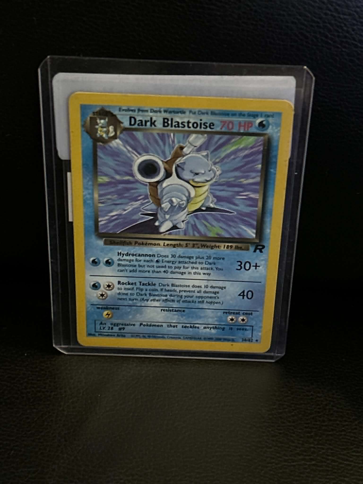Dark Blastoise (20) 20/82 Team Rocket Rare Pokemon Unlimited Lightly Played English Trading Card