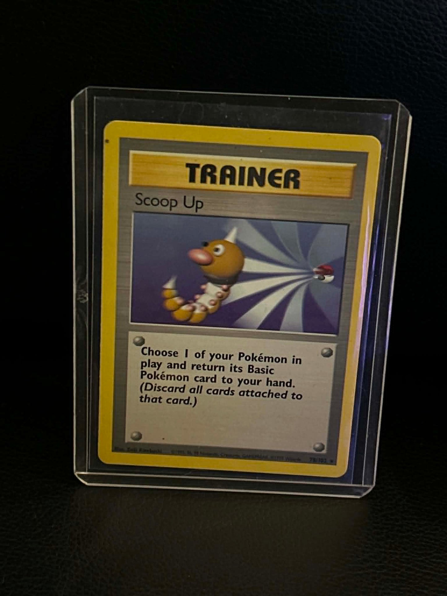 Scoop Up 078/102 Base Set Rare Pokemon Normal Lightly Played English Trading Card