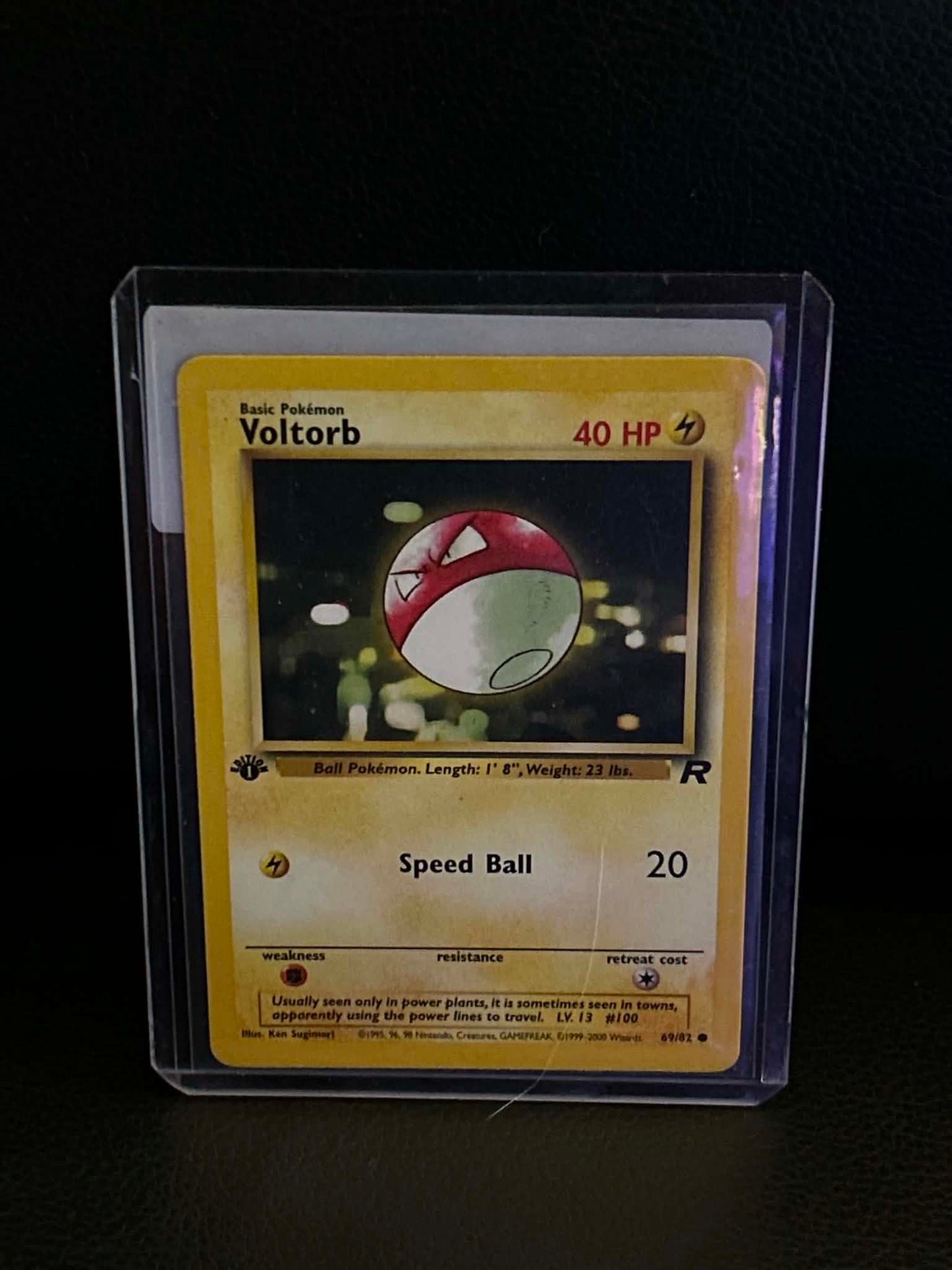 Voltorb 69/82 Team Rocket Common Pokemon 1st Edition Lightly Played English Trading Card