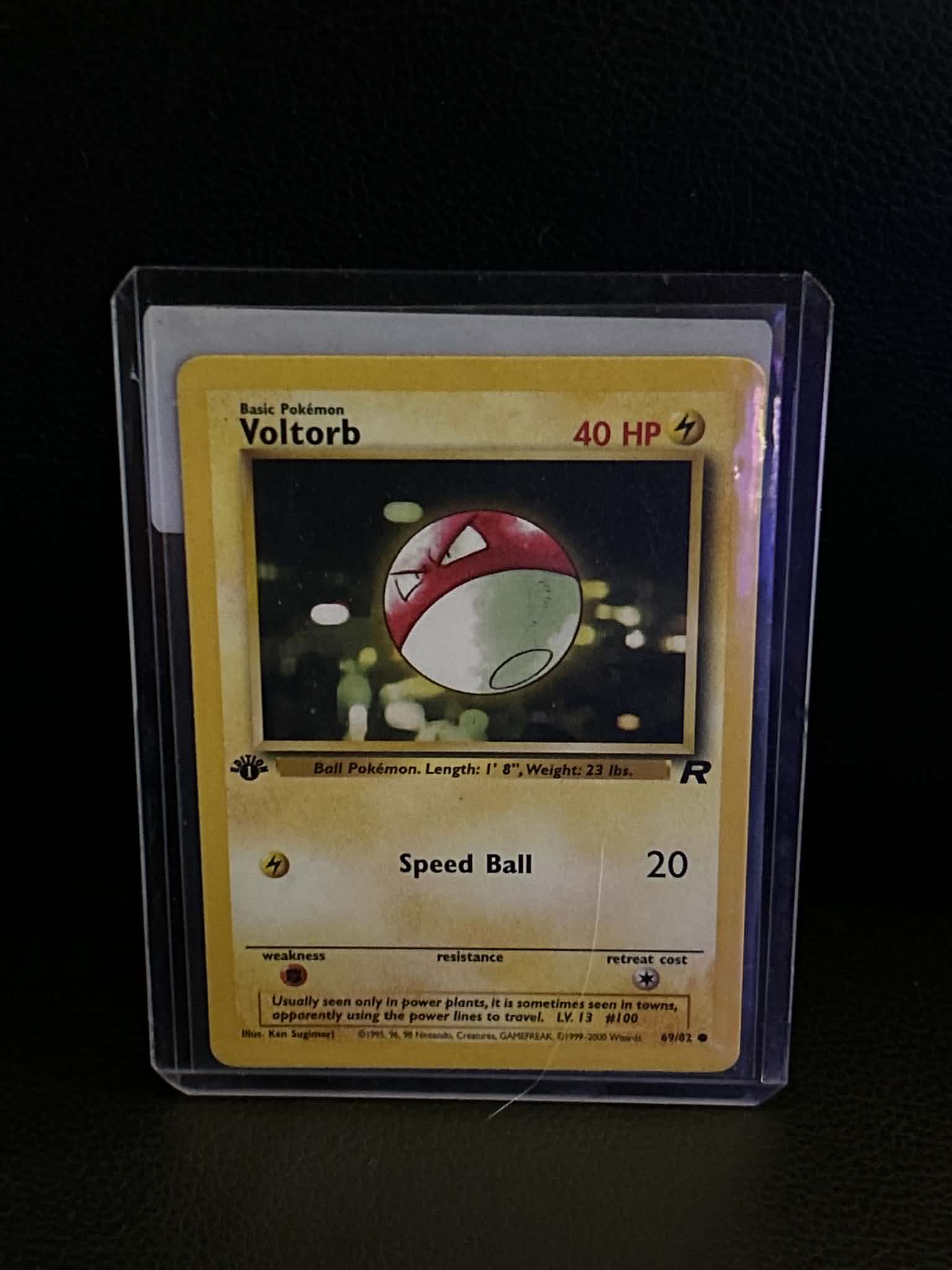 Voltorb 69/82 Team Rocket Common Pokemon 1st Edition Lightly Played English Trading Card