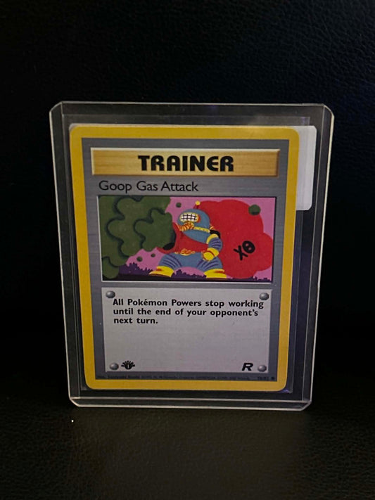 Goop Gas Attack 78/82 Team Rocket Common Pokemon 1st Edition Lightly Played English Trading Card