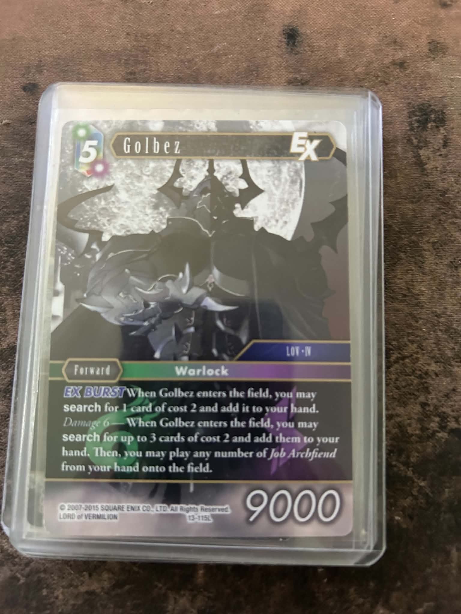 Golbez EX 13-115L Opus XIII: Crystal Radiance Legend Final Fantasy TCG Normal Lightly Played English Trading Card