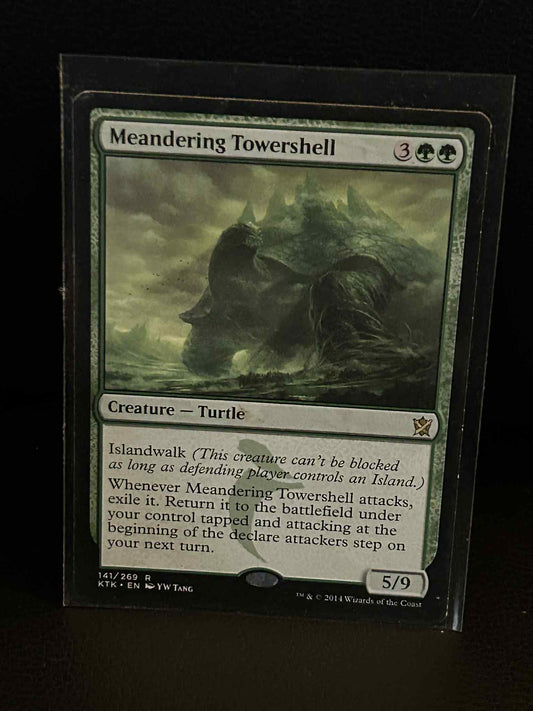 Meandering Towershell Khans of Tarkir Magic: the Gathering Lightly Played, Engli