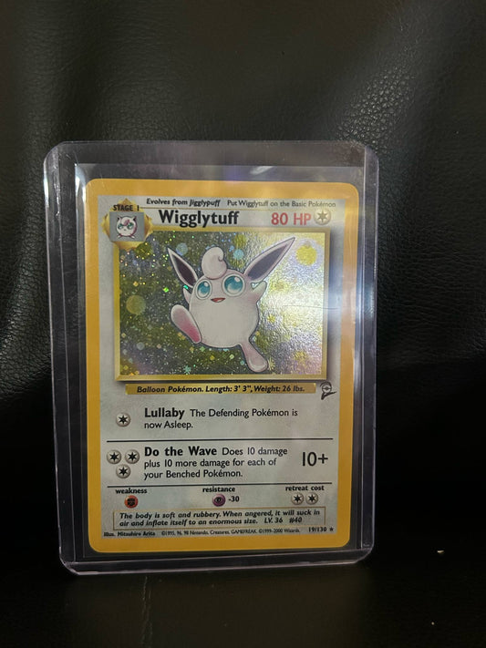 Wigglytuff - 19/130 - Holo Rare - Unlimited Edition Base Set 2 Pokemon Lightly P