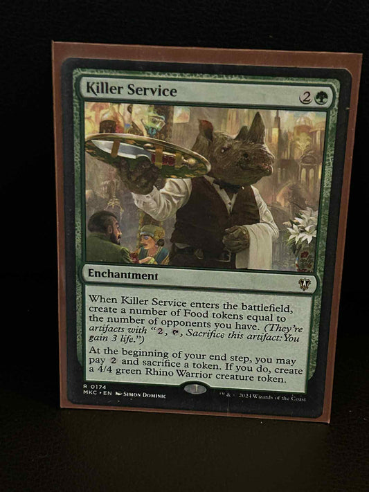 Killer Service Commander: Murders at Karlov Manor Magic: the Gathering Lightly P