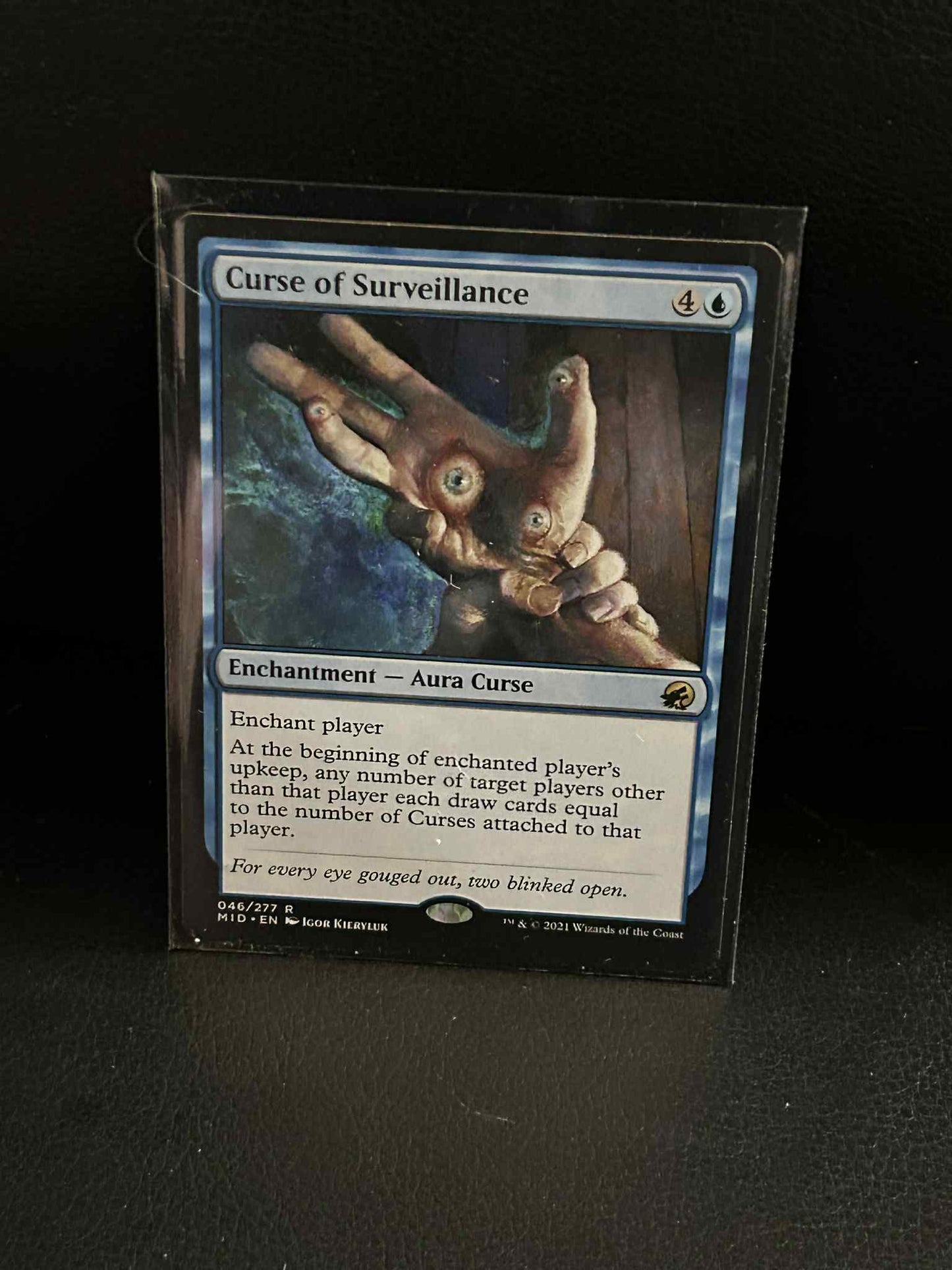 Curse of Surveillance Innistrad: Midnight Hunt Magic: the Gathering Lightly Play