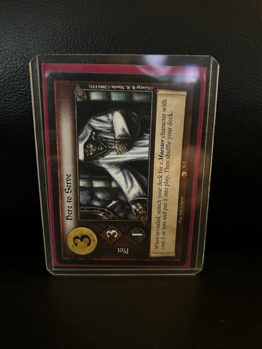 Here to Serve #G3 Ice & Fire Premium Starter A Game of Thrones Lightly Played