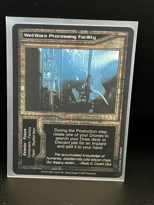 WetWare Processing Facility Base Set Terminator