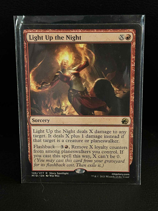 Light Up the Night Innistrad: Midnight Hunt Magic: the Gathering Lightly Played,