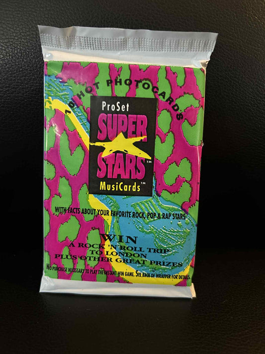 ProSet Super Stars MusiCards Booster Pack MusiCards Brand New Sealed