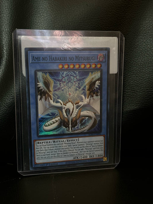 Ame no Habakiri no Mitsurugi - ALIN-EN092 - Super Rare - 1st Edition  Alliance Insight 1st Edition Yu-Gi-Oh