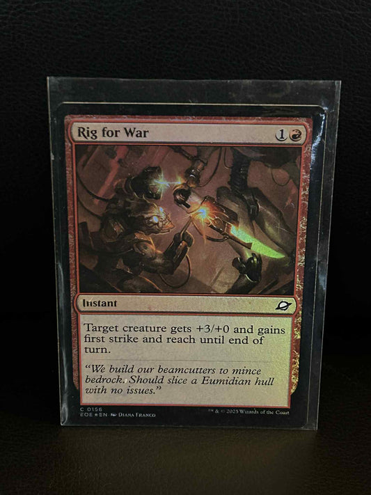 Rig for War - Foil Edge of Eternities Magic: the Gathering Near Mint, English