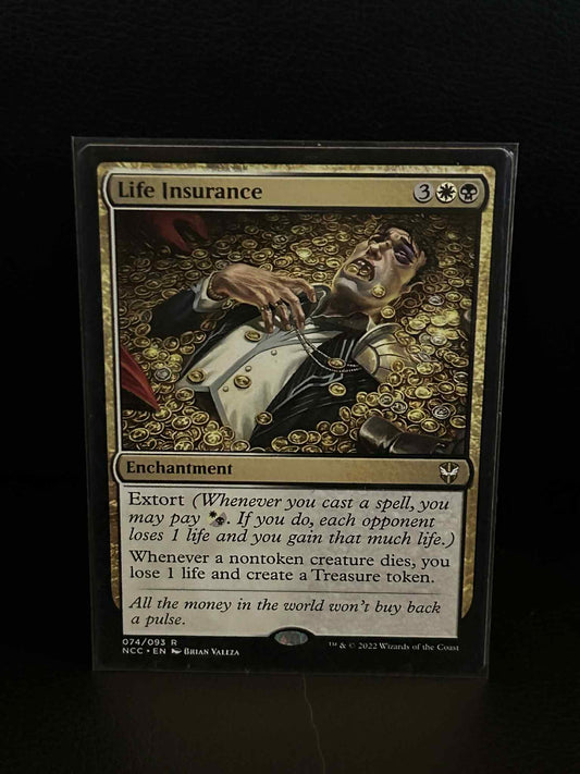 Life Insurance Commander: Streets of New Capenna Magic: the Gathering Lightly Pl