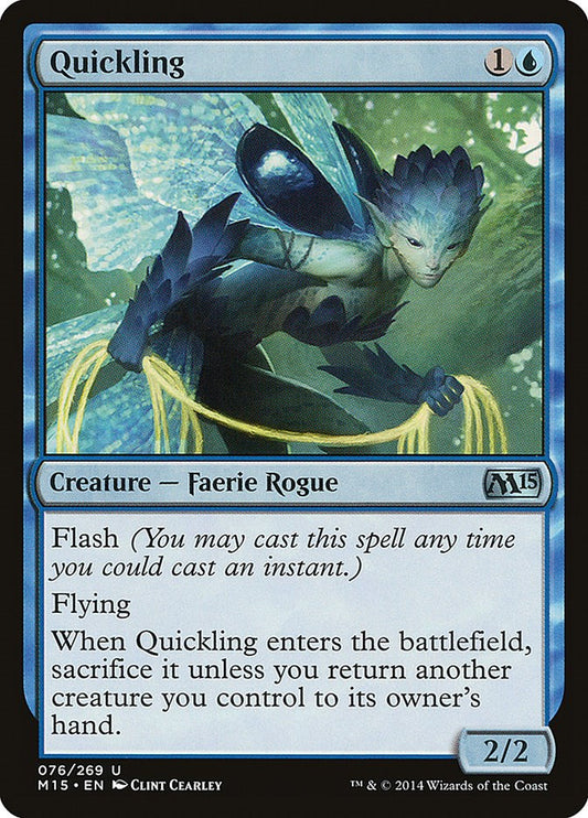 Quickling 76 Magic 2015 (M15) Uncommon Magic: The Gathering Normal Lightly Played English Trading Card