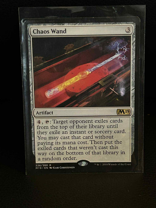 Chaos Wand Core Set 2019 Magic: the Gathering Lightly Played, English