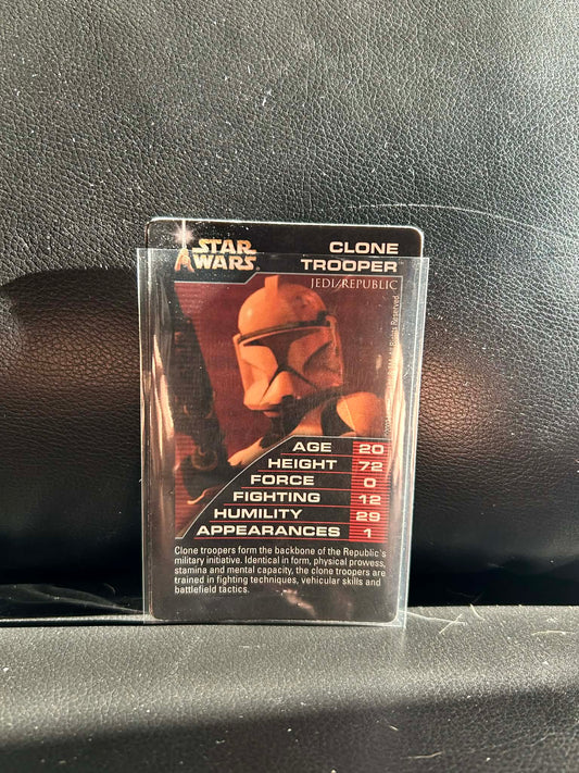 Clone Trooper Episodes 1-3 Star Wars Top Trumps Moderately Played