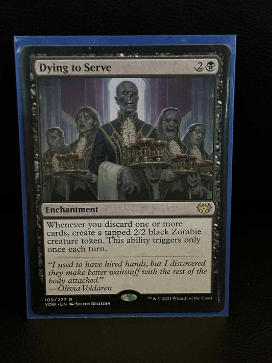 Dying to Serve Innistrad: Crimson Vow Magic: the Gathering Lightly Played, Engli
