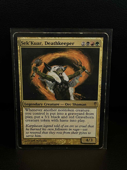 Sek'Kuar, Deathkeeper ColdSnap Magic: the Gathering Moderately Played, English