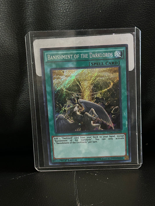 Banishment of the Darklords - DESO-EN034 - Secret Rare - 1st Edition  Destiny Soldiers Yu-Gi-Oh