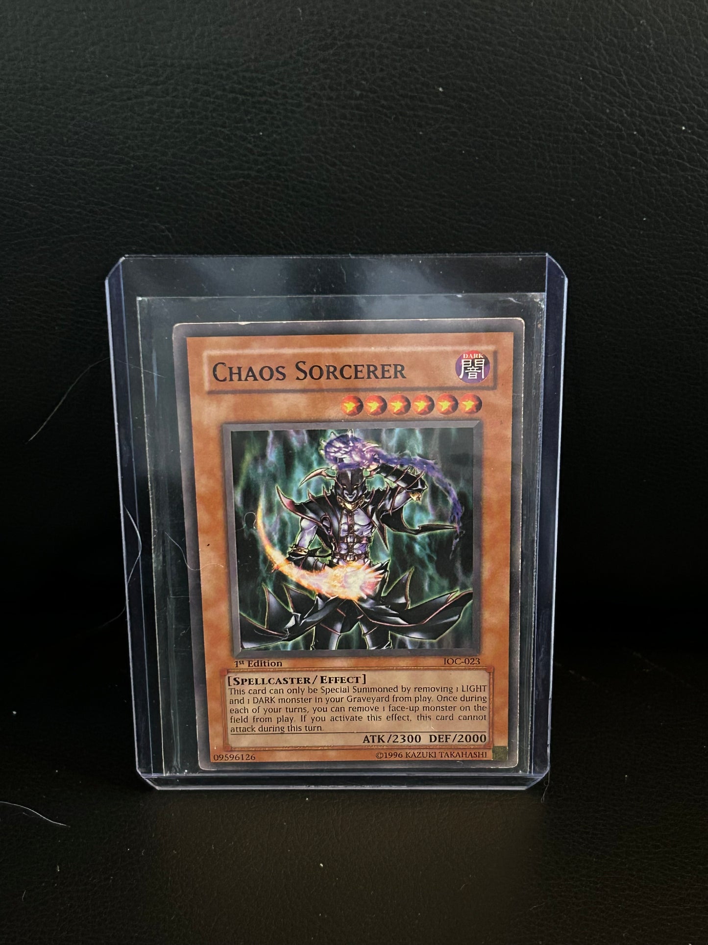 Chaos Sorcerer - IOC-023 - Common - 1st Edition  Invasion of Chaos Yu-Gi-Oh