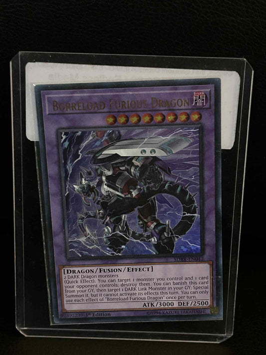 Borreload Furious Dragon - SDRR-EN042 - Ultra Rare - 1st Edition  Structure Deck - Rokket Revolt Yu-Gi-Oh