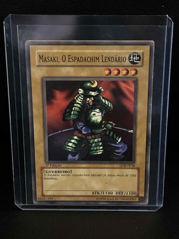 Masaki the Legendary Swordsman - LOB-038 - Common - 1st Edition Legend of Blue E