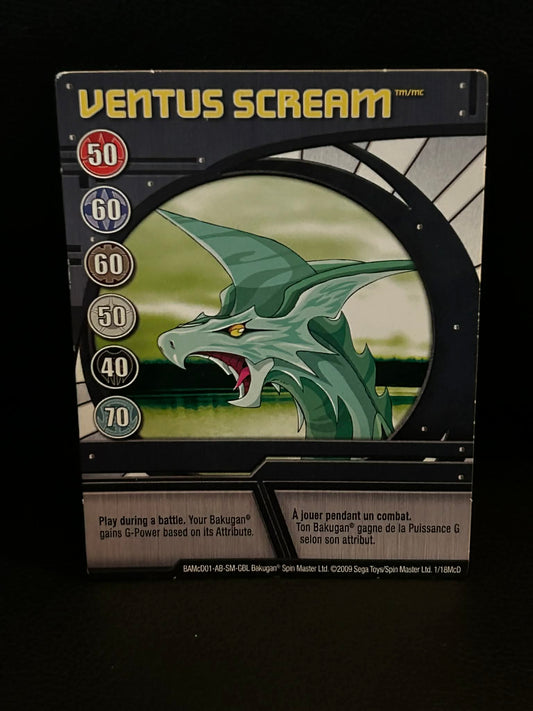 Ventus Scream - 1/18McD TCG - Bakugan Battle Brawlers Bakugan Battle Brawlers Mo
