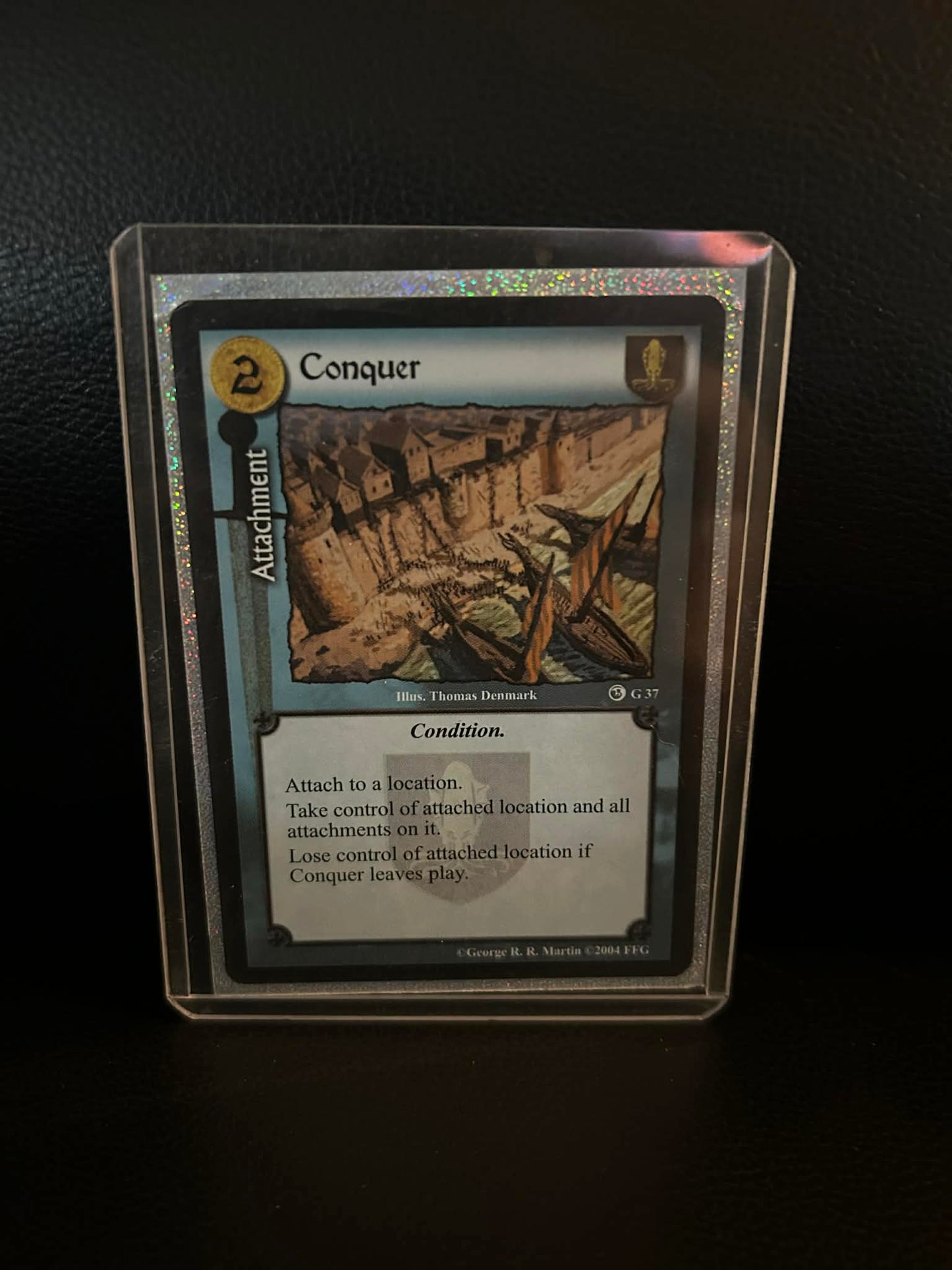 Conquer #G37 Ice & Fire Premium Starter A Game of Thrones Lightly Played