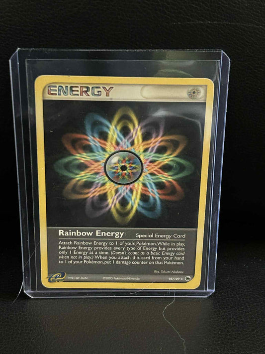 Rainbow Energy - 95/109 - Rare EX Ruby and Sapphire Pokemon Lightly Played, Engl