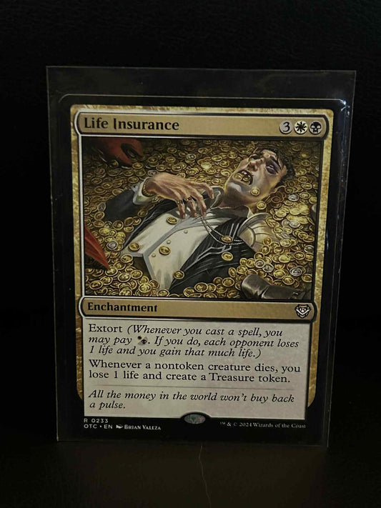 Life Insurance Commander: Outlaws of Thunder Junction Magic: the Gathering Light