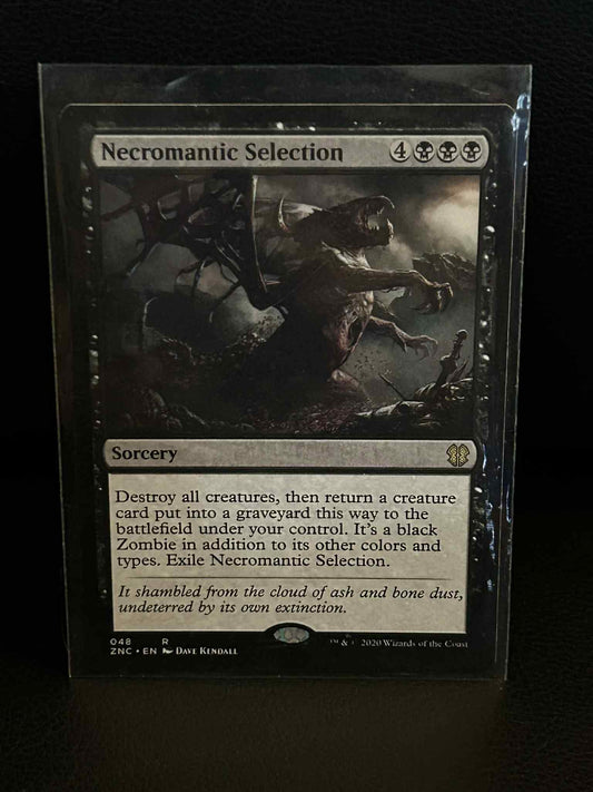 Necromantic Selection Commander: Zendikar Rising Magic: the Gathering Lightly Pl