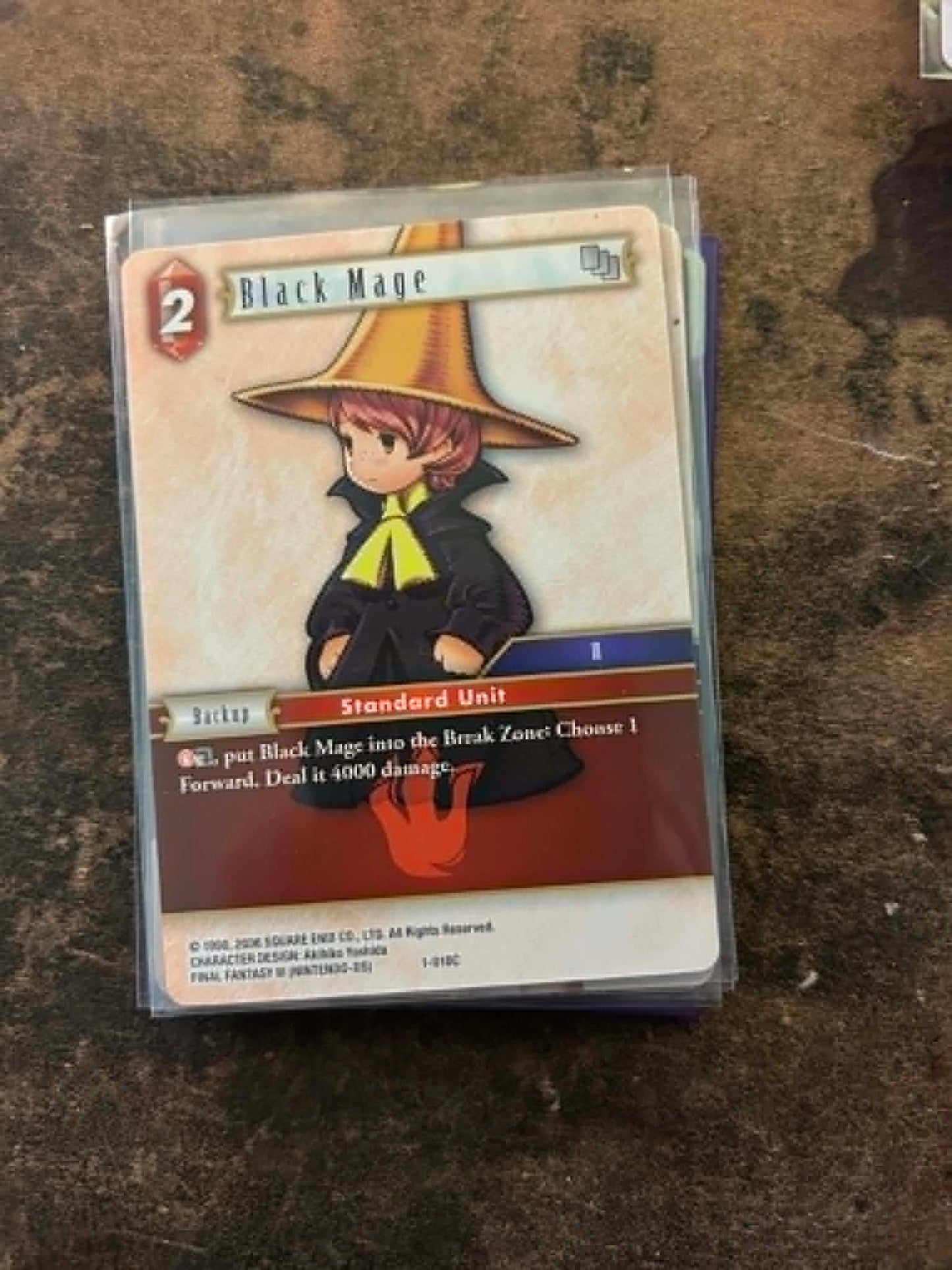Black Mage (Arc) - 1-010C 1-010C Opus I Final Fantasy Leicht bespielt Normal Common English Trading Card